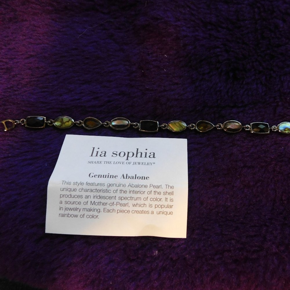 Lia Sophia Abalone Bracelet - NIB